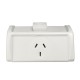 10A Weatherproof Single Powerpoint Outdoor Power Outlet Switch Socket AU