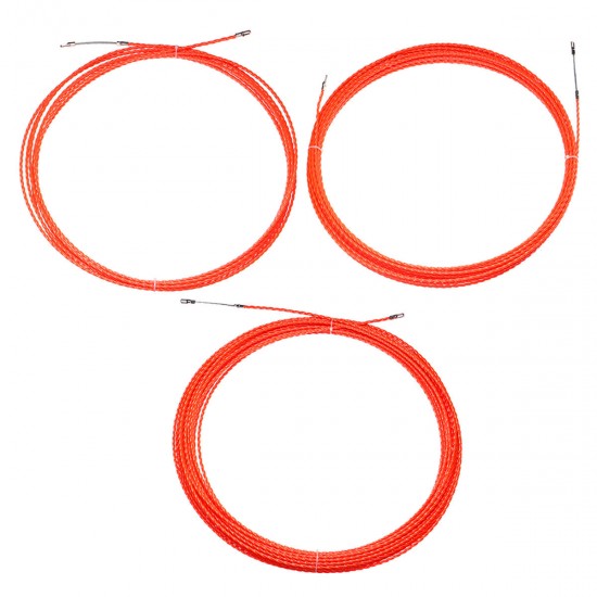 10M/20M/30M Dia 5mm Cable Puller Fish Tape Reel Conduit Ducting Rodder Pulling Puller