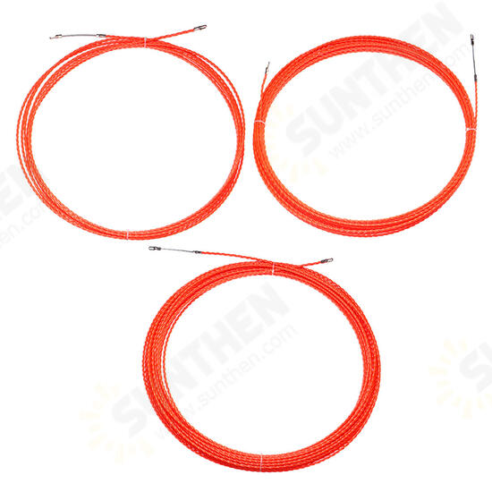 10M/20M/30M Dia 5mm Cable Puller Fish Tape Reel Conduit Ducting Rodder Pulling Puller