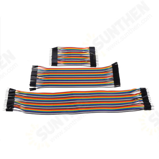 10cm / 20cm / 30cm FF FM MM Dupont Wire Jumper Cables Male & Female Connectors Wire For