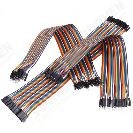 10cm / 20cm / 30cm FF FM MM Dupont Wire Jumper Cables Male & Female Connectors Wire For