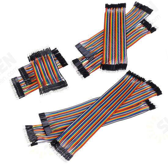 10cm / 20cm / 30cm FF FM MM Dupont Wire Jumper Cables Male & Female Connectors Wire For