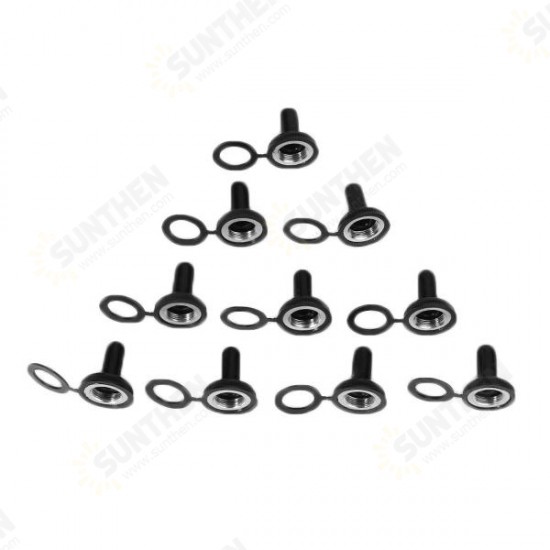 10pcs Rubber Toggle Switch Waterproof Cover Dustproof Hat Cap Protect 6mm/12mm