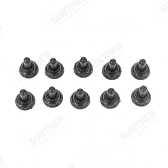 10pcs Rubber Toggle Switch Waterproof Cover Dustproof Hat Cap Protect 6mm/12mm