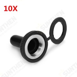 10pcs Rubber Toggle Switch Waterproof Cover Dustproof Hat Cap Protect 6mm/12mm 10pcs Rubber Toggle Switch Waterproof Cover Dustproof Hat Cap Protect 6mm/12mm