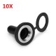 10pcs Rubber Toggle Switch Waterproof Cover Dustproof Hat Cap Protect 6mm/12mm