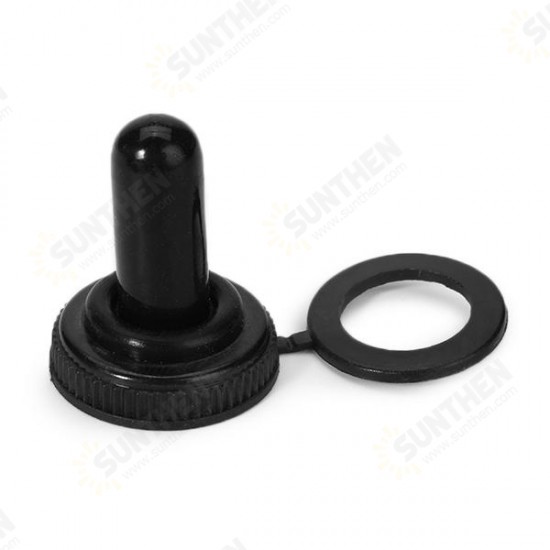 10pcs Rubber Toggle Switch Waterproof Cover Dustproof Hat Cap Protect 6mm/12mm