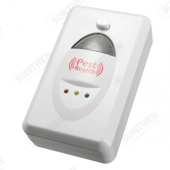 110V Ultrasonic Electronic Pest Dispeller Reject Anti-Mosquito Bug Insect Enhanced PVC