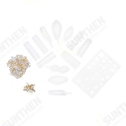 118PCS DIY Crystal Glue Resin Silicone Jewelry Molds Project Gift Pendant Decoration Mould Tools Set 118PCS DIY Crystal Glue Resin Silicone Jewelry Molds Project Gift Pendant Decoration Mould Tools Set