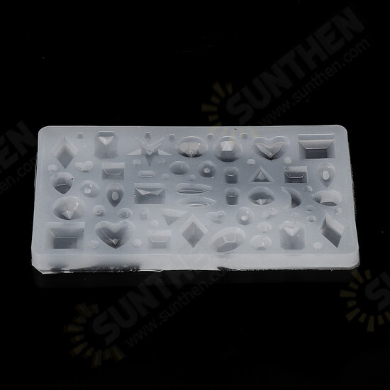 118PCS DIY Crystal Glue Resin Silicone Jewelry Molds Project Gift Pendant Decoration Mould Tools Set