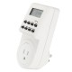 120V Digital Programmable 12/24 Hour Timer LCD Plug-in Wall Socket Switch Energy-saving