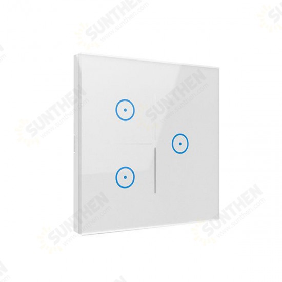 1/2/3 Smart Home WiFi Touch Light Wall Switch Panel For Alexa Google Home Assistant