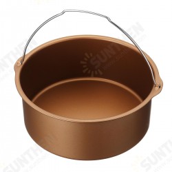 12Pcs 7inch/8inch Air Fryer Accessories Kitchen Cooking Baking Cake Pizza Barbecue Pan 12Pcs 7inch/8inch Air Fryer Accessories Kitchen Cooking Baking Cake Pizza Barbecue Pan