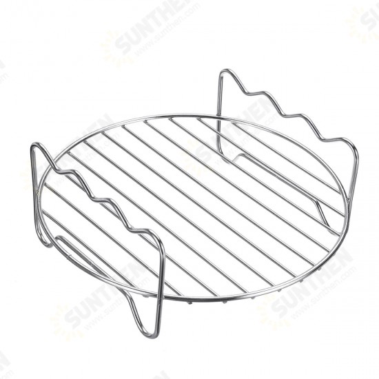 12Pcs 7inch/8inch Air Fryer Accessories Kitchen Cooking Baking Cake Pizza Barbecue Pan 12Pcs 7inch/8inch Air Fryer Accessories Kitchen Cooking Baking Cake Pizza Barbecue Pan