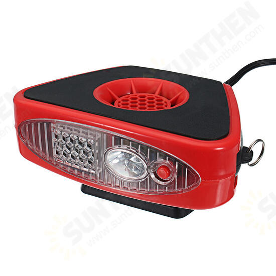 12V 150W Portable Heater Heating Cooling Fan with Swing-out Handle Defroster