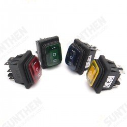 12V 16A 6Pin Waterproof Rocker Switch With Lamp Light Momentary 12V 16A 6Pin Waterproof Rocker Switch With Lamp Light Momentary