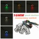 12V 16mm Metal Momentary LED Push Button Switch Power Horn Engine Start Kill Switch