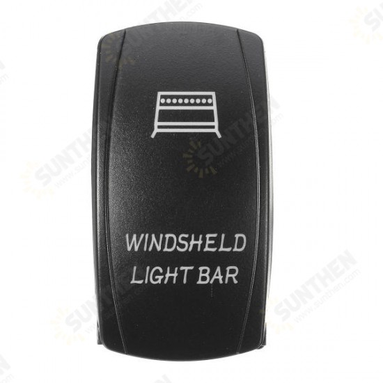 12V 20A 5 Pin Winshield Switch ON/OFF LED Rocker Switch Light Laser Rocker Toggle Switch