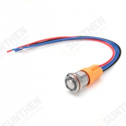 12V-24V 4Pin 12mm Metal ON/OFF LED Push Button Switch Wiring Harness Switch Self-Locking Waterproof 12V-24V 4Pin 12mm Metal ON/OFF LED Push Button Switch Wiring Harness Switch Self-Locking Waterproof