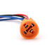 12V-24V 4Pin 12mm Metal ON/OFF LED Push Button Switch Wiring Harness Switch Self-Locking Waterproof