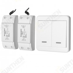 1/2Way Lamp Light Wireless Remote Control Switch Receiver Transmitter ON/OFF Switch Controller 1/2Way Lamp Light Wireless Remote Control Switch Receiver Transmitter ON/OFF Switch Controller