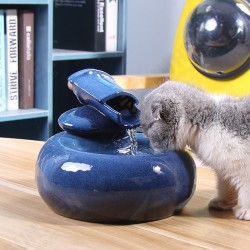 1300ml Smart Ceramic Pet Automatic Waterer Circulating Water Dispenser Fountain For Pet 1300ml Smart Ceramic Pet Automatic Waterer Circulating Water Dispenser Fountain For Pet