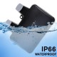 13A Waterproof Double Socket Plug Socket Box Electronic Switch Module Socket with Installation Accessories