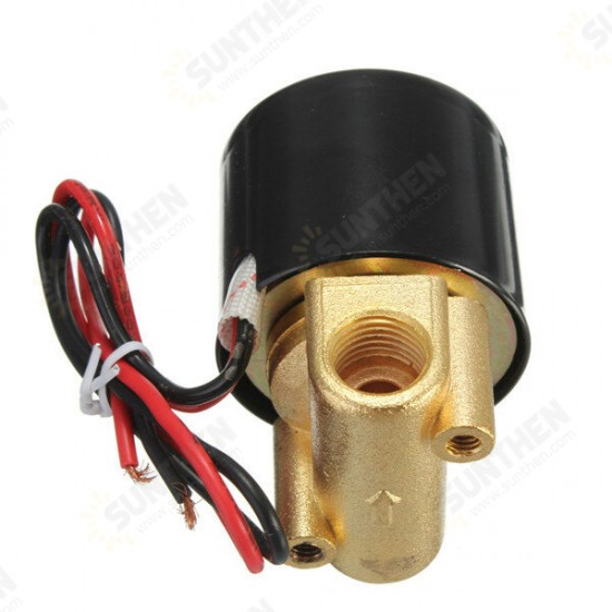 1/4 inch Electric Solenoid Valve For Water Air Gas Diesel 12V DC