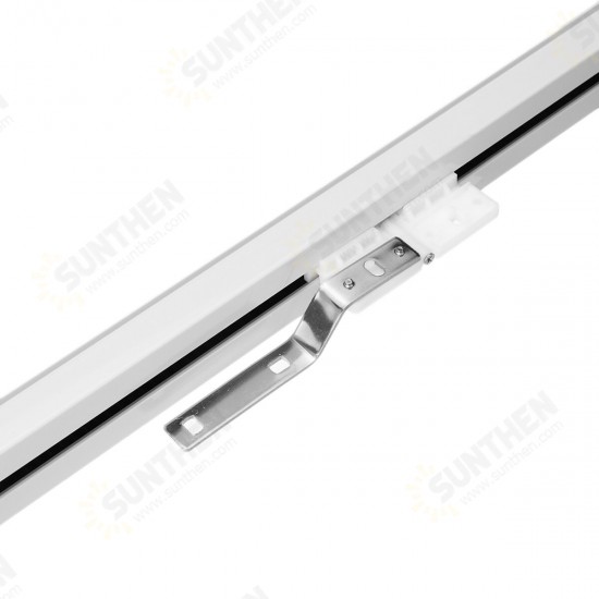 1.4/1.6mm Ceiling Mount Curtain Hanging Track Rail Home Straight Curve Window 2M