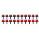 15/25M Adjustable Water Flow Irrigation Drippers Nozzle Barb Connector Kits Set Garden 15/25M Adjustable Water Flow Irrigation Drippers Nozzle Barb Connector Kits Set Garden