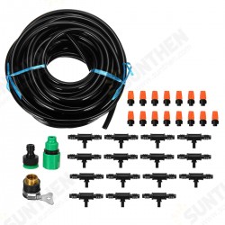 15M Micro-Drip Irrigation Watering Automatic Garden Plant Greenhouse System 15M Micro-Drip Irrigation Watering Automatic Garden Plant Greenhouse System