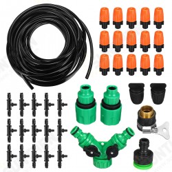 15m Micro-Drip Irrigation System Automatic Plant Garden Watering Tools Kit 15m Micro-Drip Irrigation System Automatic Plant Garden Watering Tools Kit