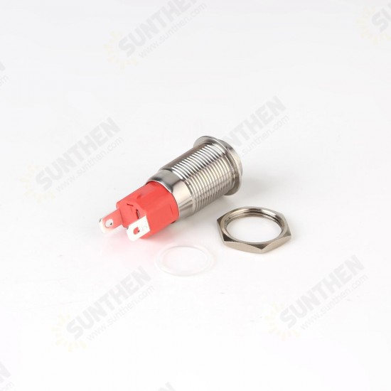 16MM 10A 250V 2Pin Button Switch Momentary Reset Push Button Switch 16MM 10A 250V 2Pin Button Switch Momentary Reset Push Button Switch