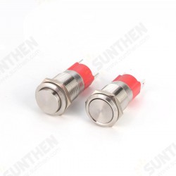 16MM 10A 250V 2Pin Button Switch Momentary Reset Push Button Switch
