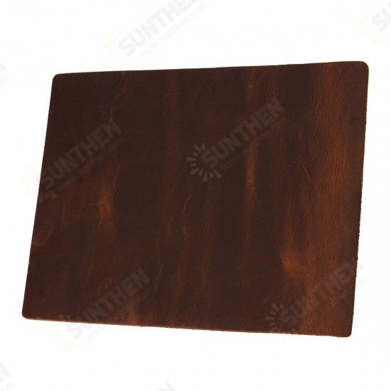 175*225mm Vintage 1.8-2mm Thick Hide Cowhide Leather for Wallet Bag Notebooks Crafts