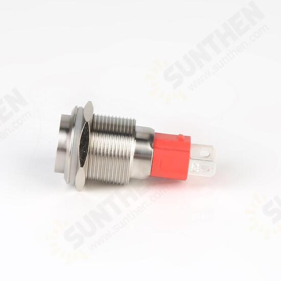 19MM 10A 250V 2Pin Button Switch Momentary Reset Push Button Switch