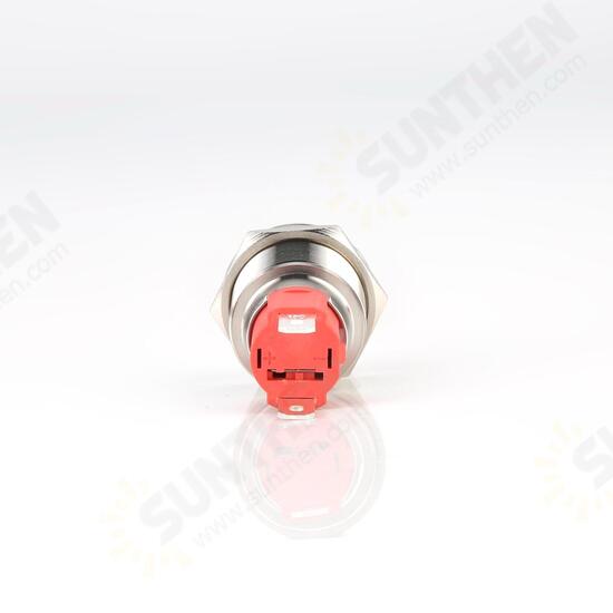 19MM 10A 250V 2Pin Button Switch Momentary Reset Push Button Switch