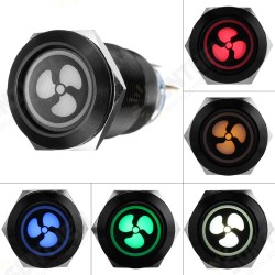 19MM Push Button Switch 12V LED Self Lock Switch IP65 Waterproof Metal On-off Switch 19MM Push Button Switch 12V LED Self Lock Switch IP65 Waterproof Metal On-off Switch