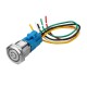 19mm Metal Waterproof 12/24V 5Pin ON-OFF Push Button Switch LED Power Switch 19mm Metal Waterproof 12/24V 5Pin ON-OFF Push Button Switch LED Power Switch