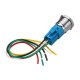 19mm Metal Waterproof 12/24V 5Pin ON-OFF Push Button Switch LED Power Switch 19mm Metal Waterproof 12/24V 5Pin ON-OFF Push Button Switch LED Power Switch