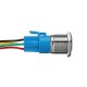 19mm Metal Waterproof 12/24V 5Pin ON-OFF Push Button Switch LED Power Switch 19mm Metal Waterproof 12/24V 5Pin ON-OFF Push Button Switch LED Power Switch