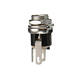 1PC 5.5X2.5mm Power Socket Threaded Head DC Connector Adapter Plug Metal Panel Mount Socket 1PC 5.5X2.5mm Power Socket Threaded Head DC Connector Adapter Plug Metal Panel Mount Socket