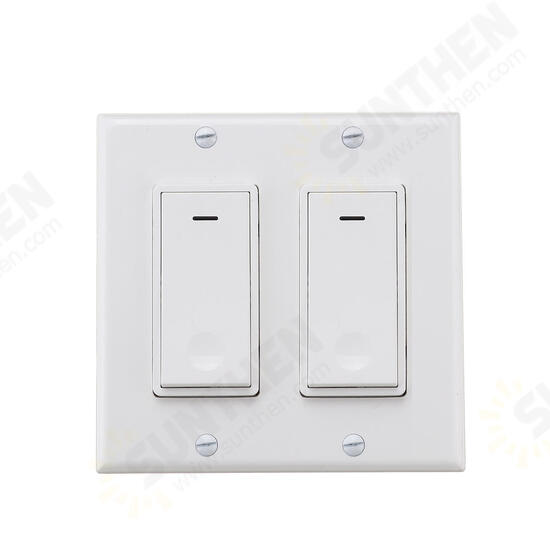 2-4 Gang Smart WiFi Wall Light Fan Switch Modern Panel For Amazon Alexa Google Home