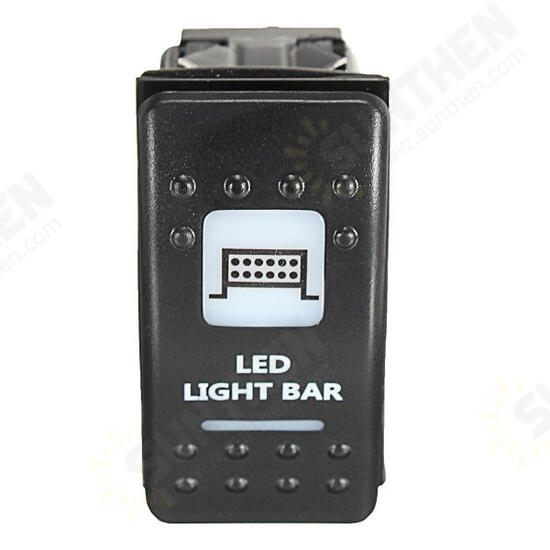 20A 12V LED Toggle Switch On/Off Rocker Switch LED Light Bar Switch