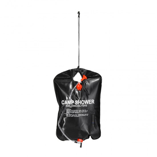 20L Solar Shower Bag Heating Camping Shower Bathing Bag Temperature Indicator