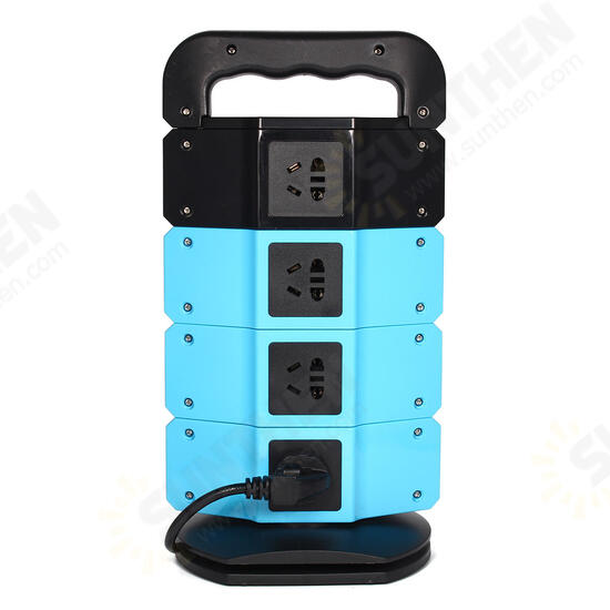 220-250V 2500W Vertical Power Strip 8 Way Outlet Power Board With 2 USB Charging Charger USB Socket 220-250V 2500W Vertical Power Strip 8 Way Outlet Power Board With 2 USB Charging Charger USB Socket
