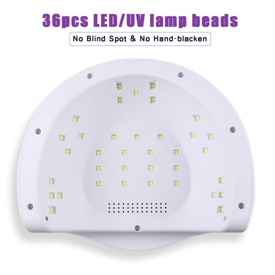 220V 72W Professional LED UV Quick Nail Dryer Gel Polish Lamp Light Curing Machine