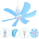 220V 7W Portable 6 Blades Mini Ceiling Fan with White ABS Blades Power Plug Switch Energy Saving Fan 220V 7W Portable 6 Blades Mini Ceiling Fan with White ABS Blades Power Plug Switch Energy Saving Fan