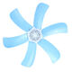 220V 7W Portable 6 Blades Mini Ceiling Fan with White ABS Blades Power Plug Switch Energy Saving Fan 220V 7W Portable 6 Blades Mini Ceiling Fan with White ABS Blades Power Plug Switch Energy Saving Fan