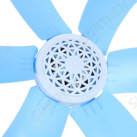 220V 7W Portable 6 Blades Mini Ceiling Fan with White ABS Blades Power Plug Switch Energy Saving Fan 220V 7W Portable 6 Blades Mini Ceiling Fan with White ABS Blades Power Plug Switch Energy Saving Fan